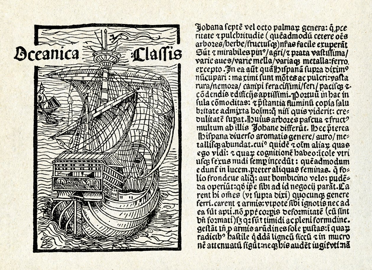 Christopher Columbus brev av Unbekannter Künstler