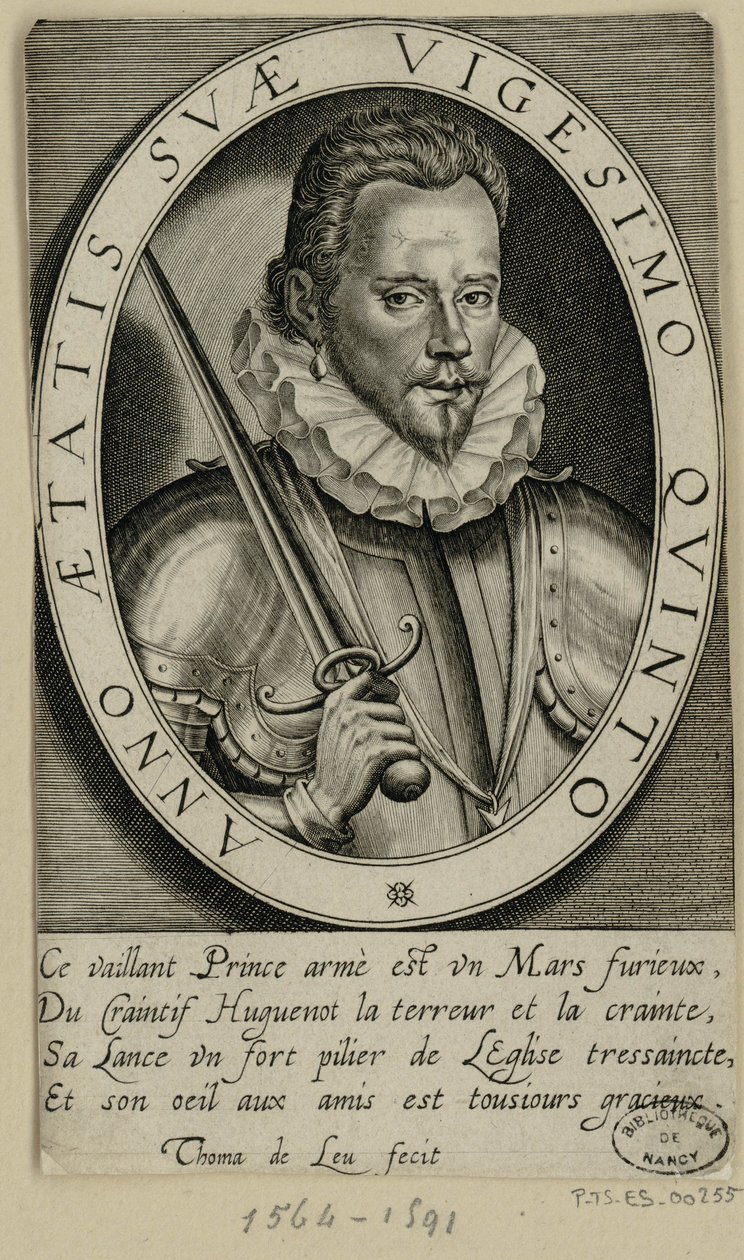 Claude de Lorraine, riddare av Aumale av Unbekannter Künstler