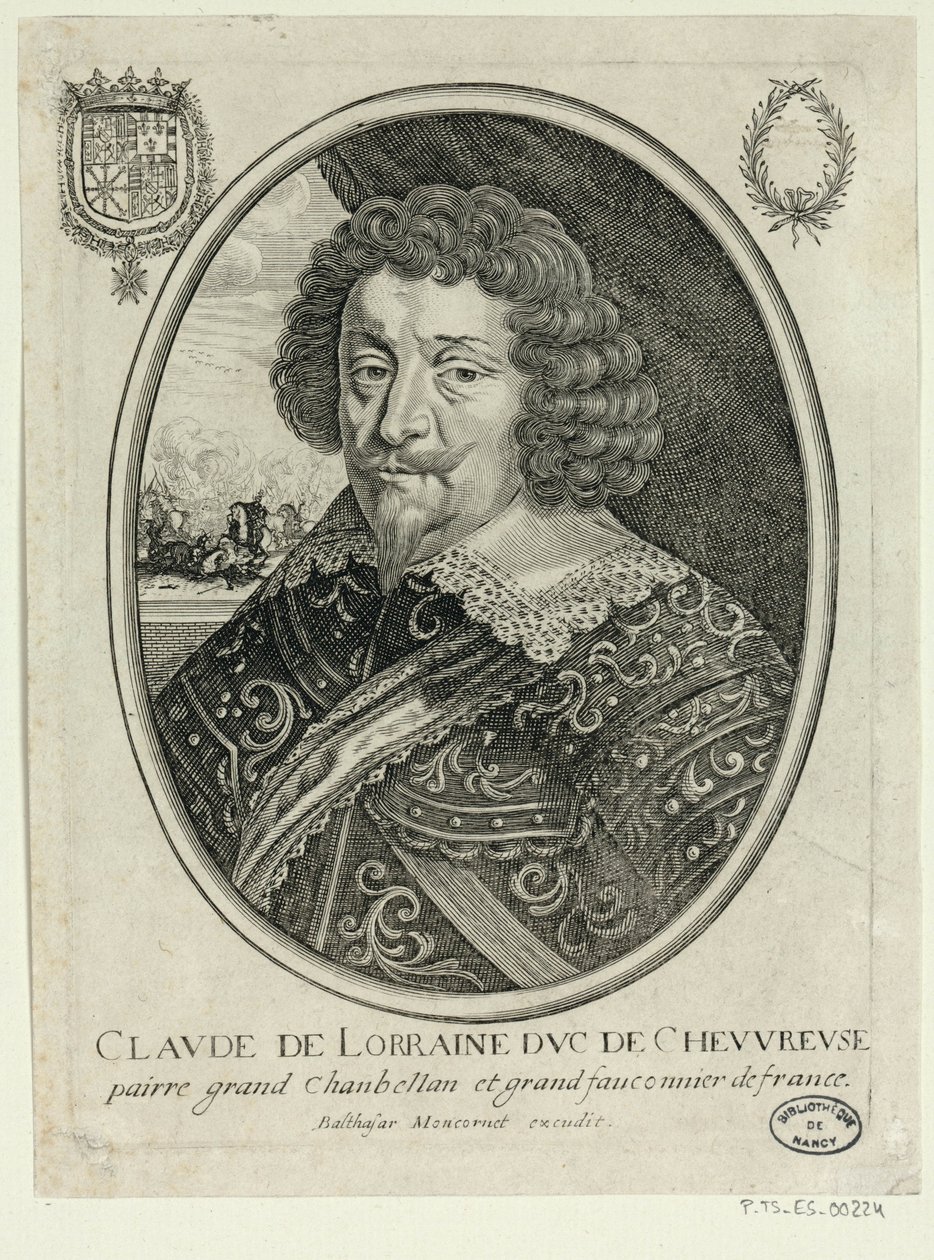 Claude de Lorraine, hertig av Cheuvreuse av Unbekannter Künstler
