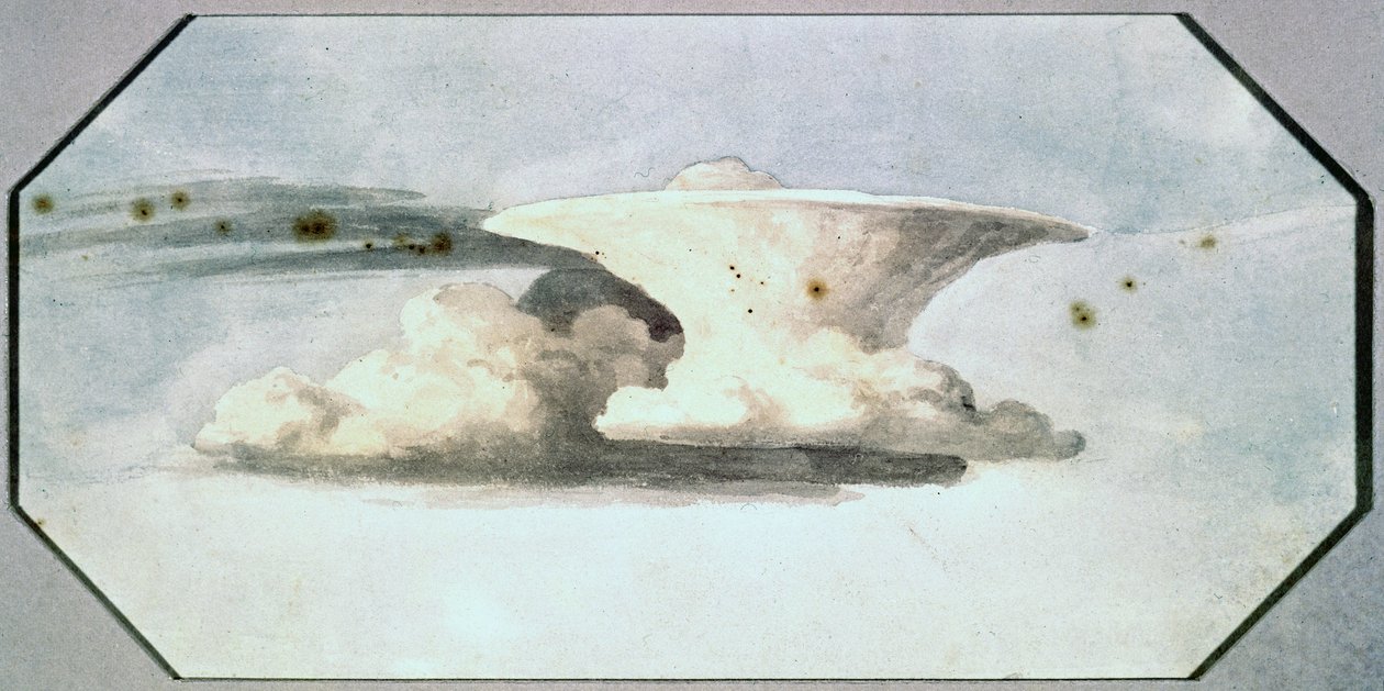 Molnstudie av Luke Howard, ca 1808-1811 av Unbekannter Künstler