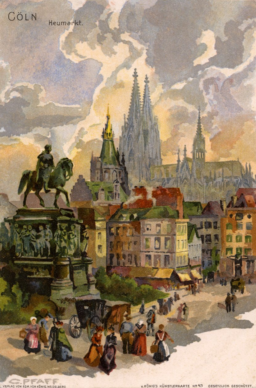 Köln, Tyskland, början av 1900-talet av Unbekannter Künstler