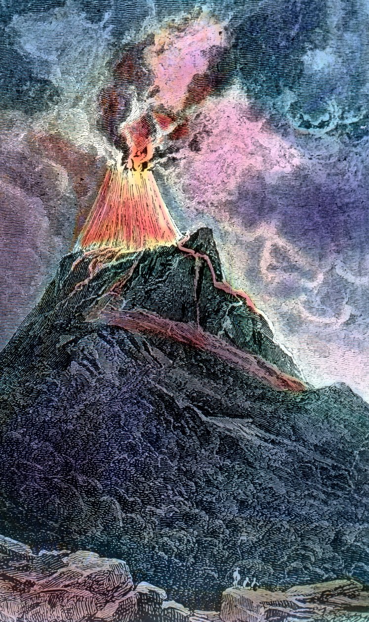 Cotopaxi vulkan i Ecuador av Unbekannter Künstler