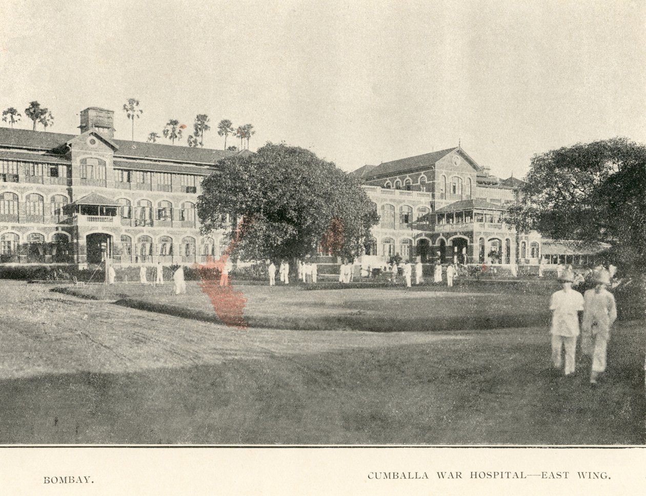 Cumballa krigssjukhus, ca 1900-talet (foto) av Unbekannter Künstler