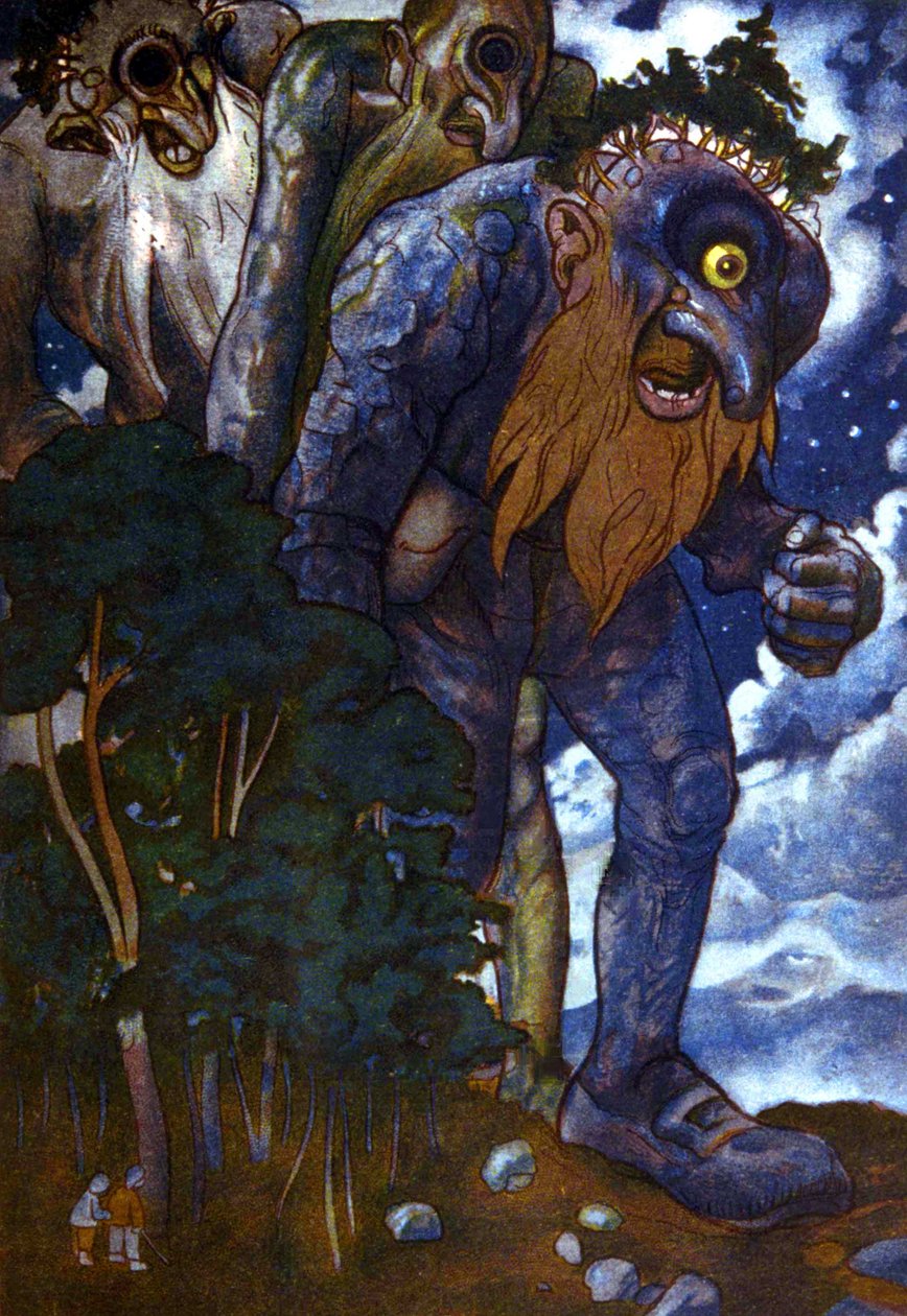 Cyklop, ca 1910 (illustration) av Unbekannter Künstler