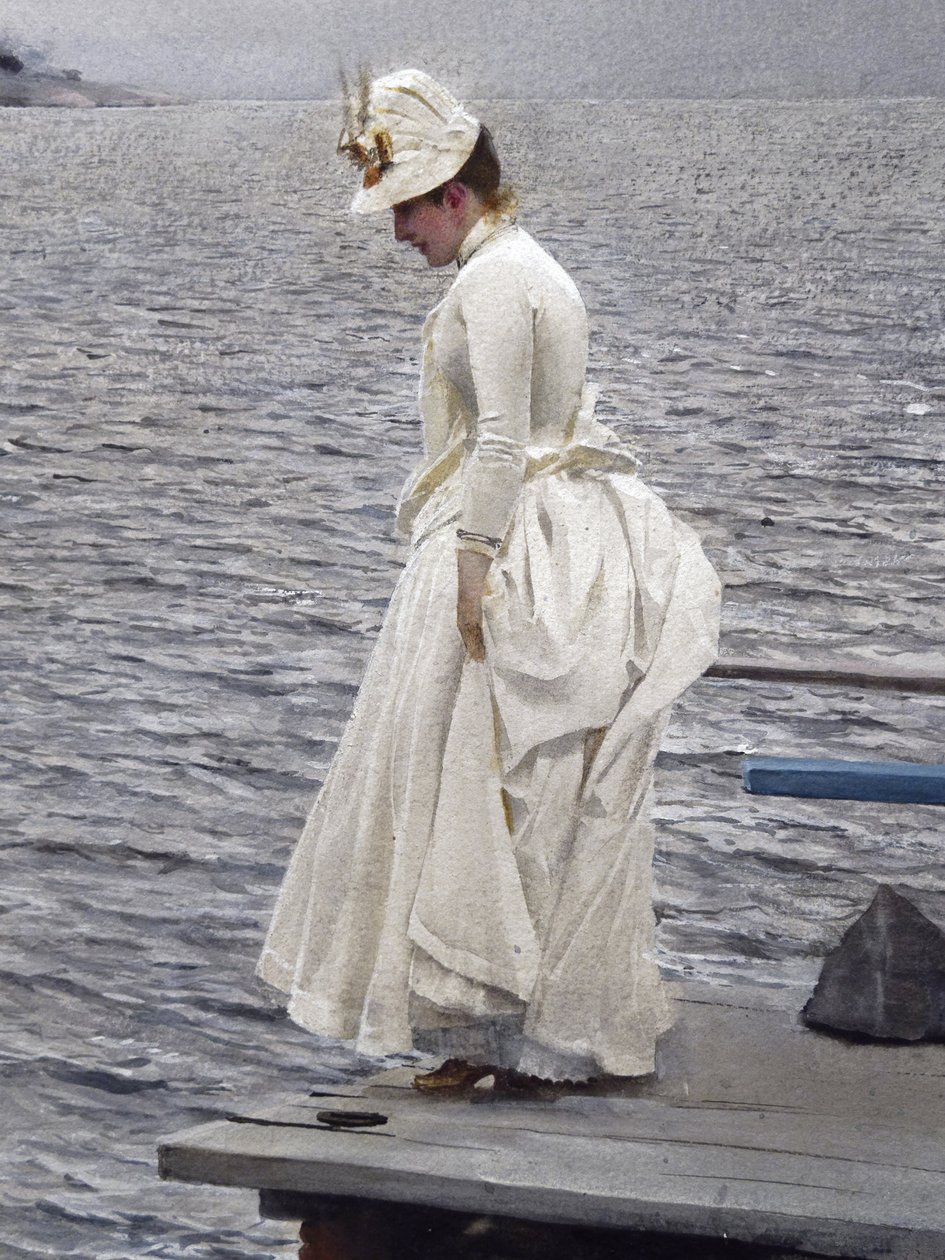 Detalj av: Sommarlov (1886, akvarell på papper). Stockholm, privat samling. Anders Zorn (1860-1920) av Unbekannter Künstler