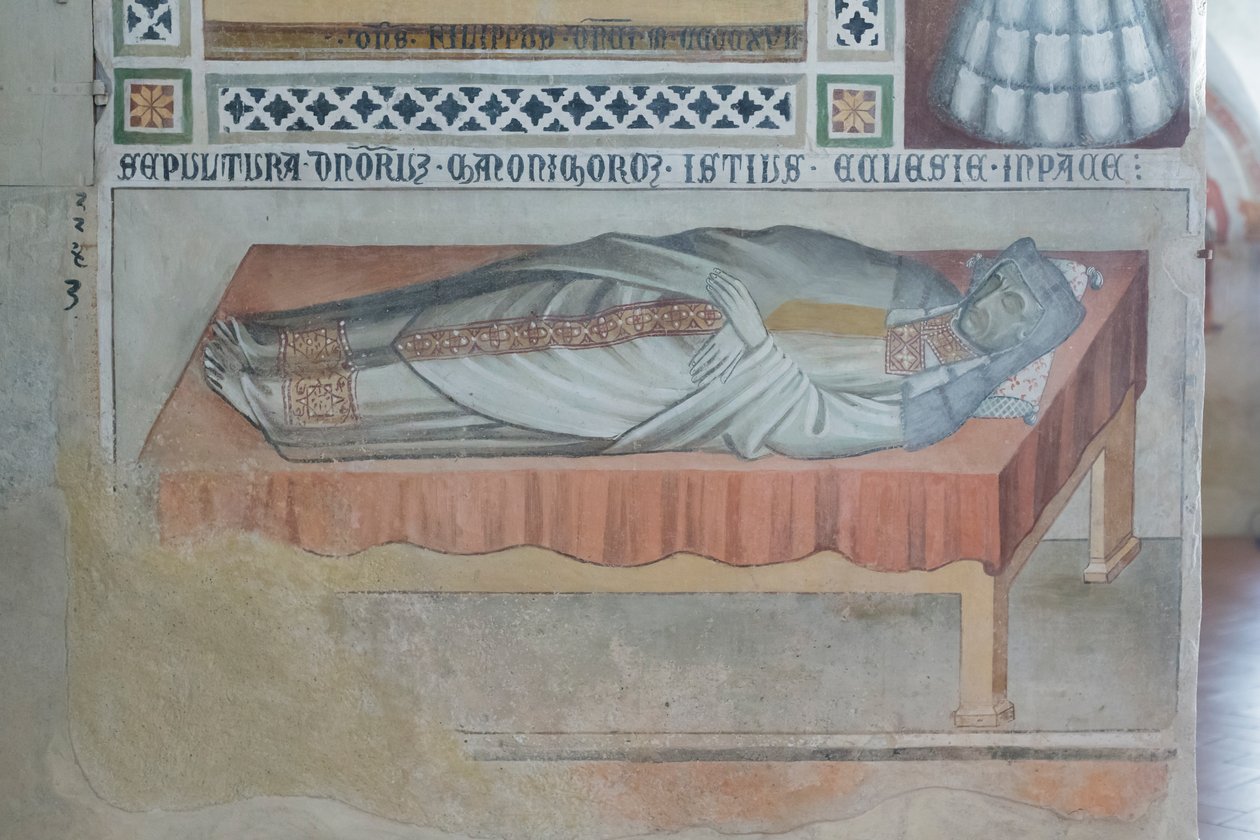 Utställning i valven på katedralmuseet i Prato, Italien av Unbekannter Künstler