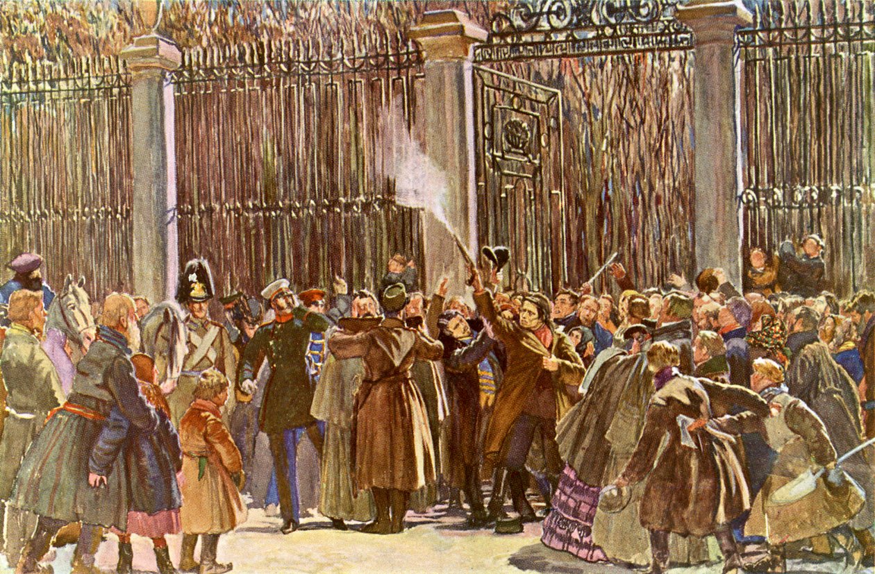 Dmitrij Karakozovs försök att mörda Alexander II av Unbekannter Künstler