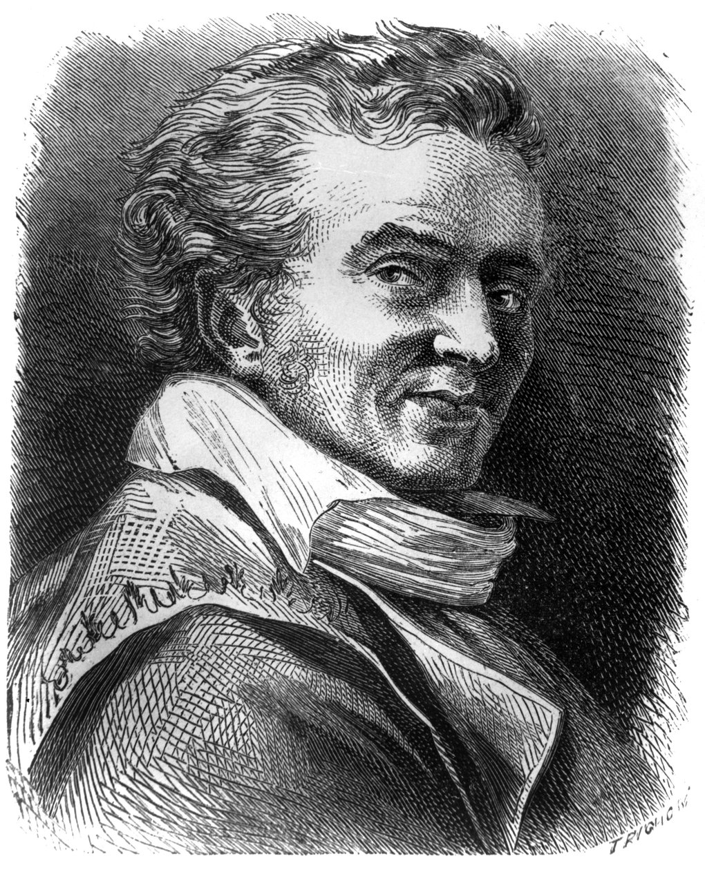 Dominique Vivant Denon (1747-1825) fransk författare, gravör och administratör av Louvren av Unbekannter Künstler