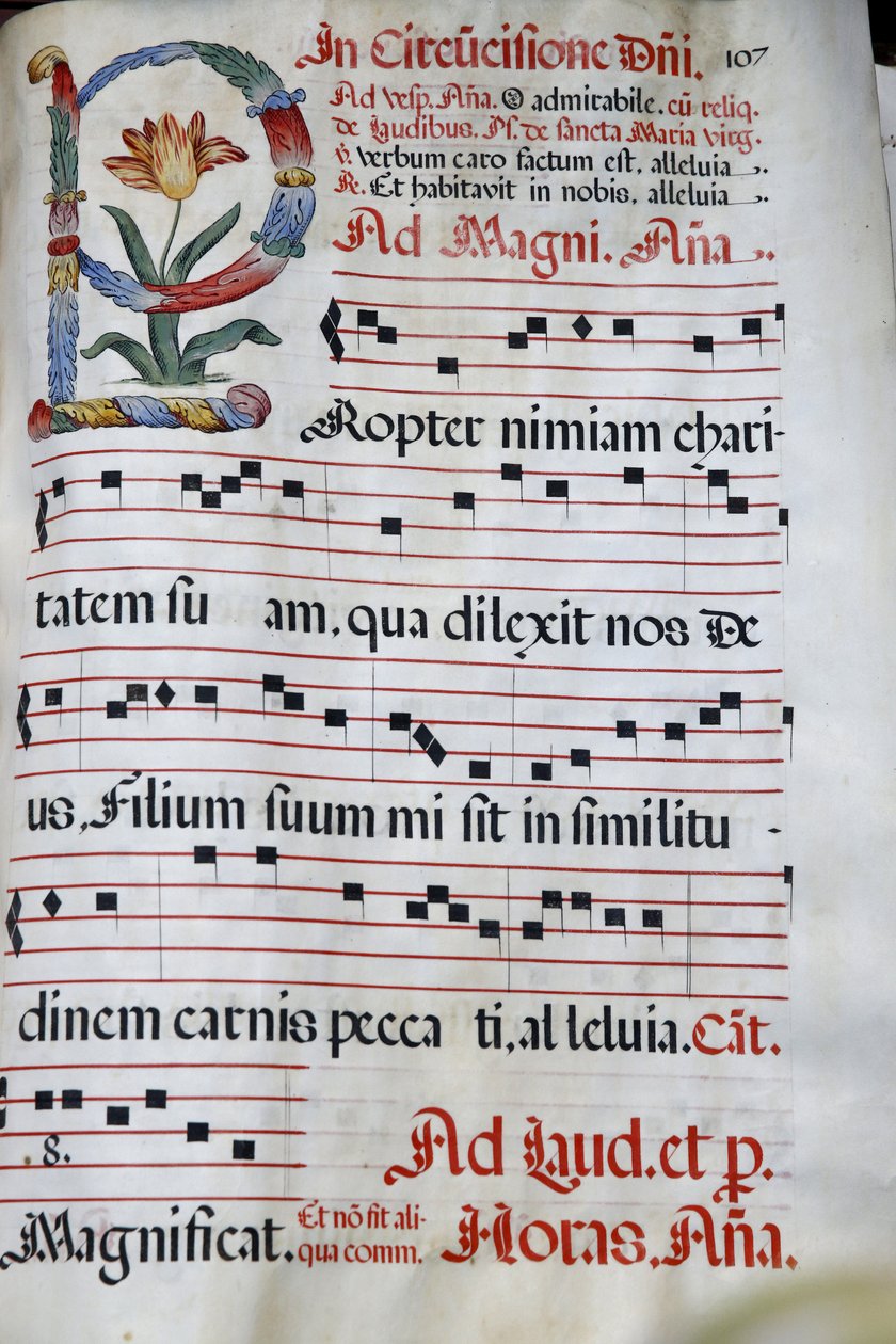 Domus Galilaeae eller House of Galilee drivs av den katolska organisationen Neocatechumenal Way, Antiphonary, Jesu omskärelse, , Saligprisningarnas berg, Israel av Unbekannt