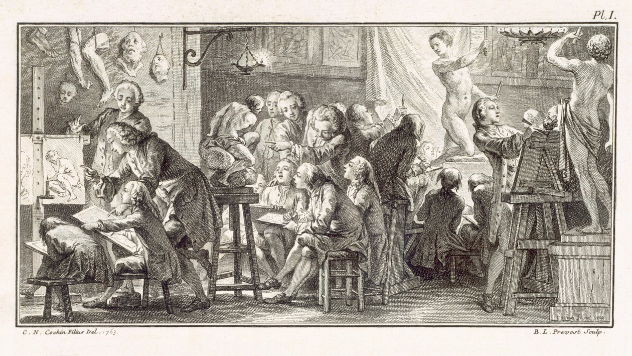 Ritningsklass, illustration från 