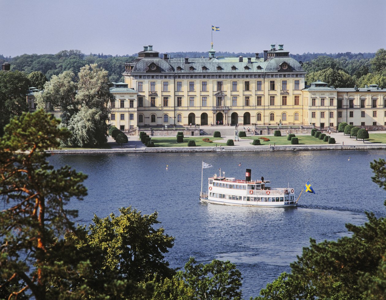Drottningholm Palace (photo) av Unbekannt