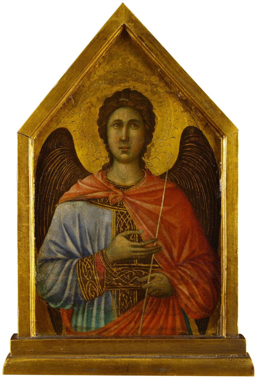 Duccio ängel gabriel av Unbekannter Künstler