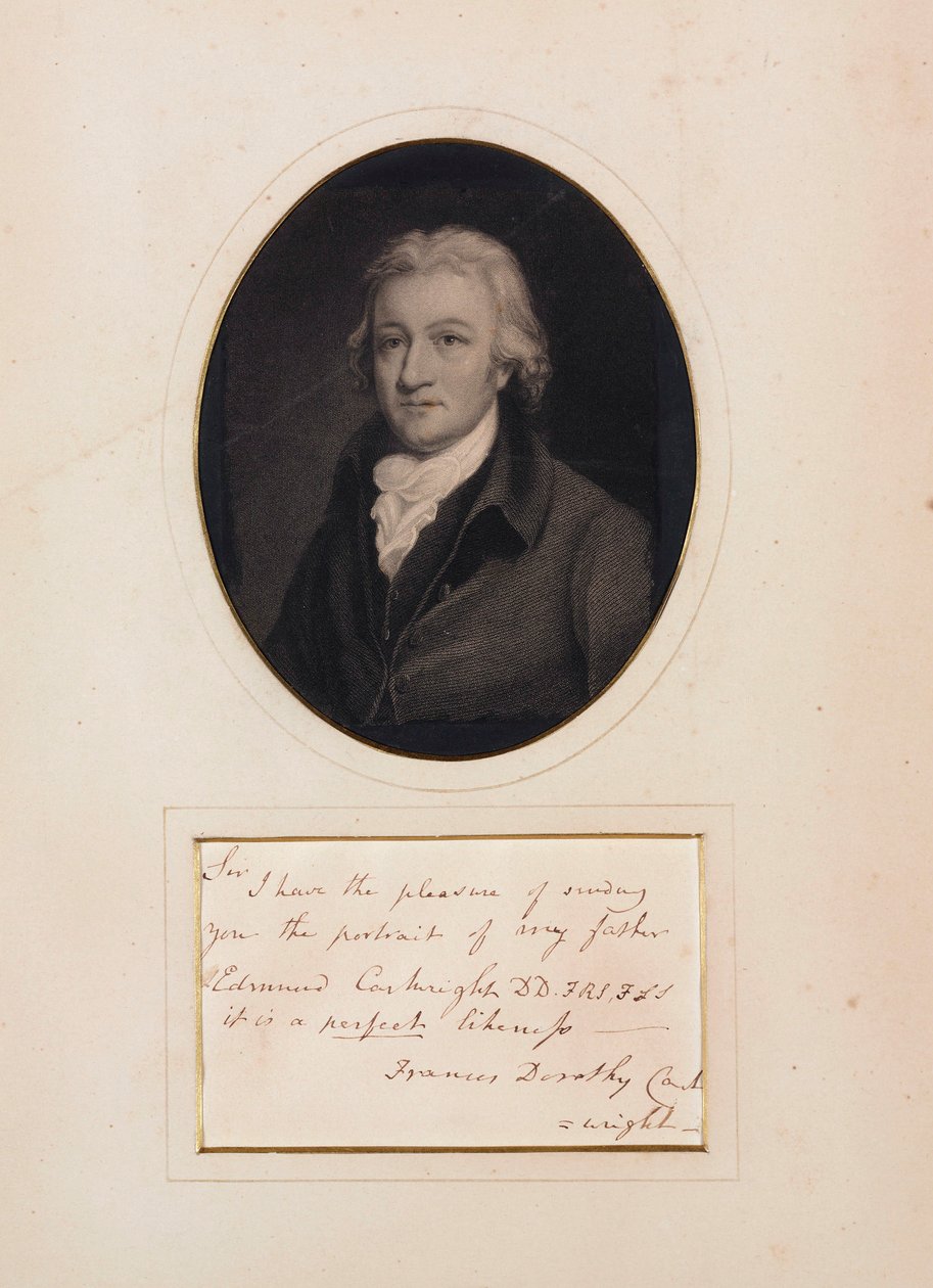 Edmund (Edmond) Cartwright, brittisk textilpionjär, sent 1700-tidigt 1800-tal av Unbekannt