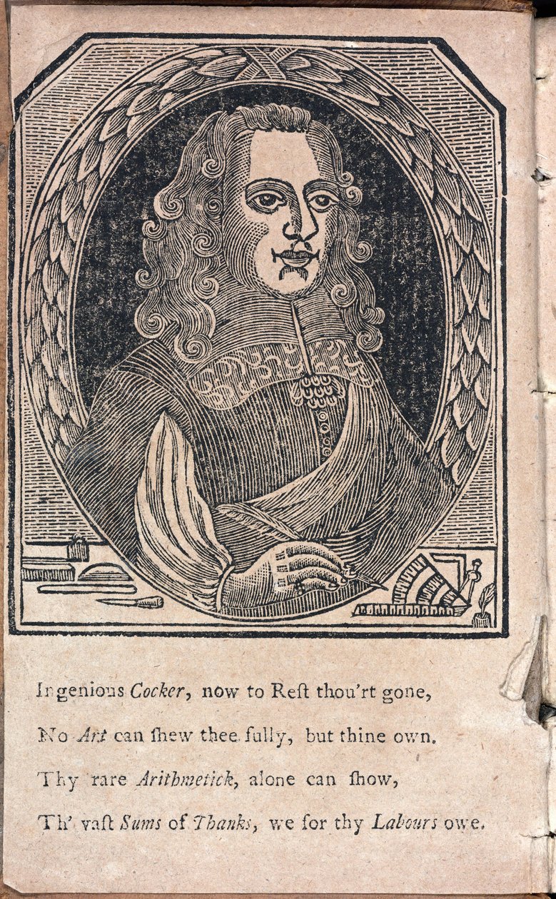 Edward Cocker, engelsk matematiker och gravör av Unbekannt