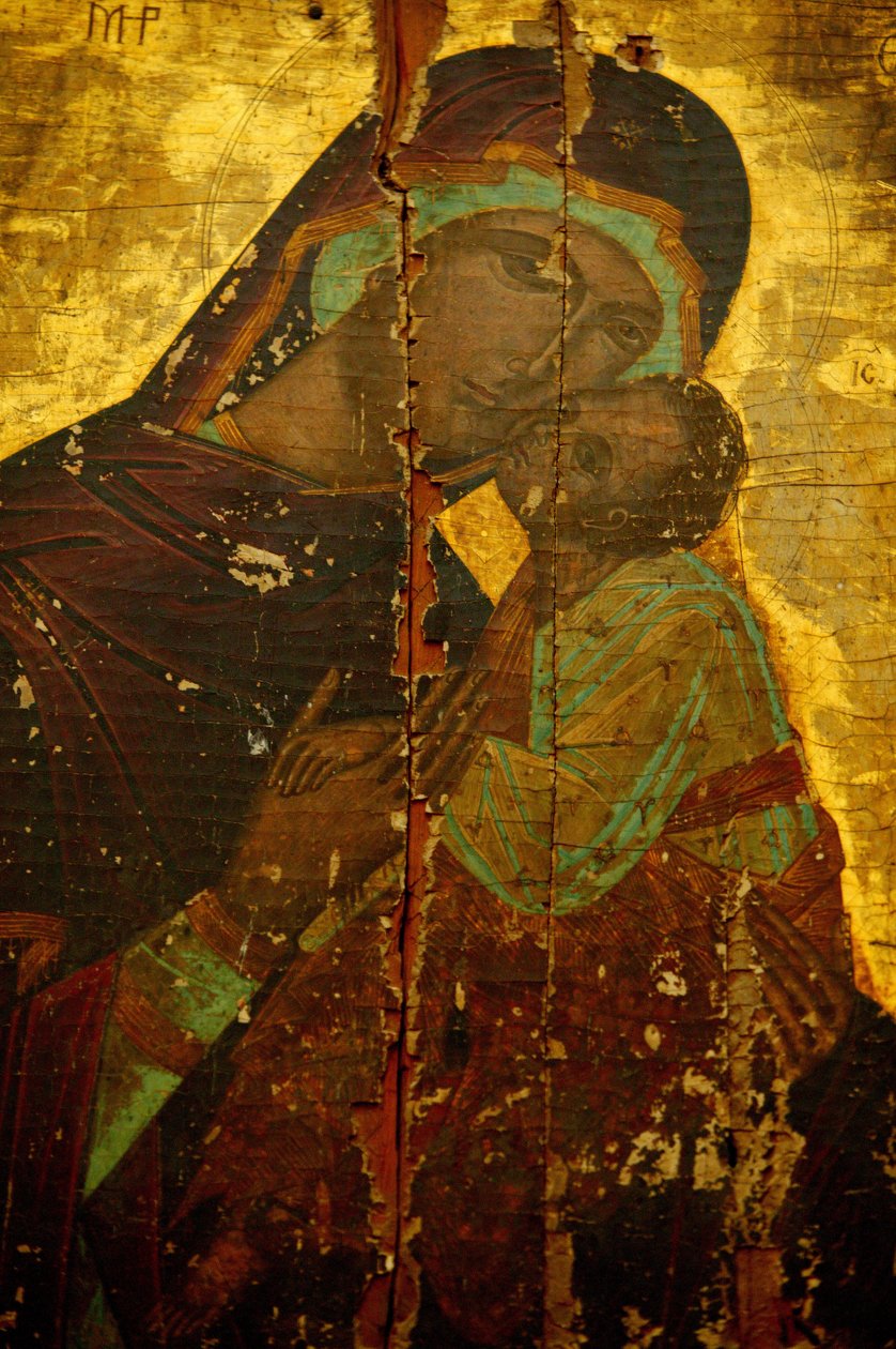 De 49 martyrernas kyrka. Jungfru Maria. XVIII-talet. av Unbekannt