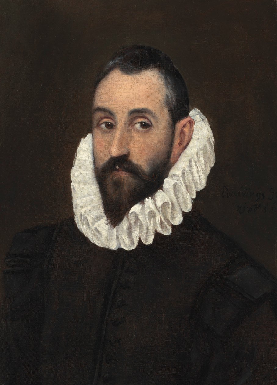 El Greco - Porträtt av en gentleman 2020 NYR 18715 0026-102907 av Unbekannter Künstler