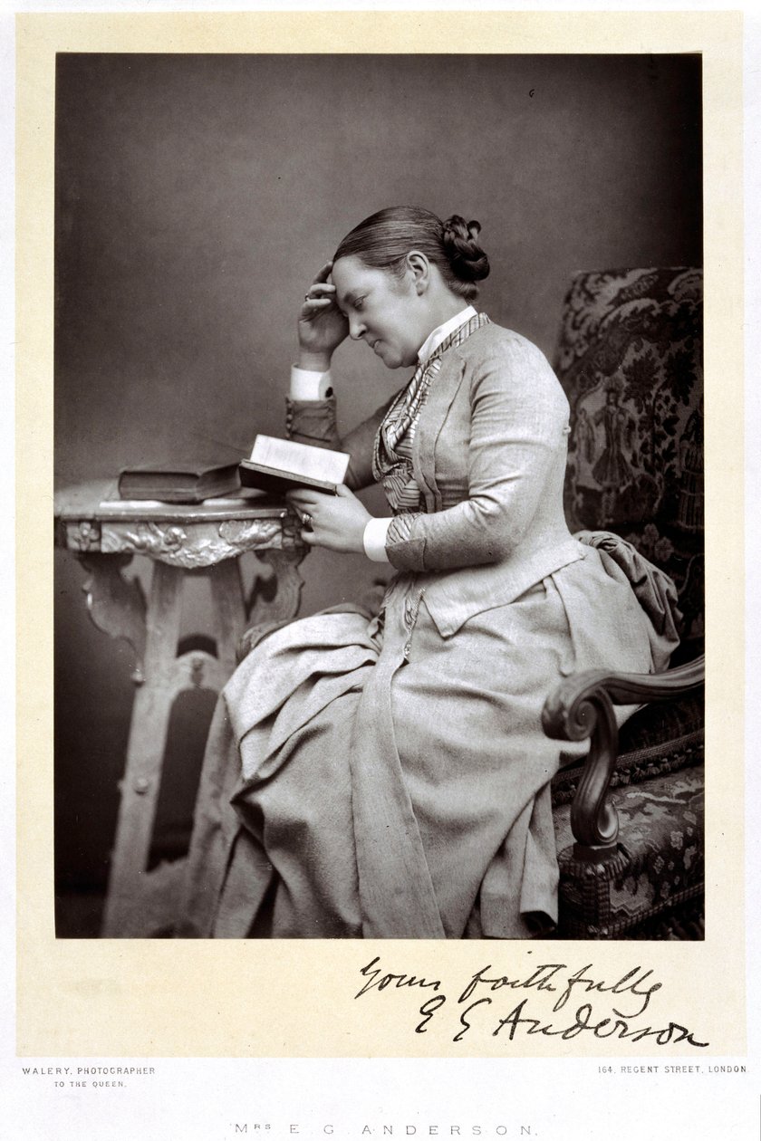 Elizabeth Garrett Anderson, läkare, ca 1880-talet av Unbekannt