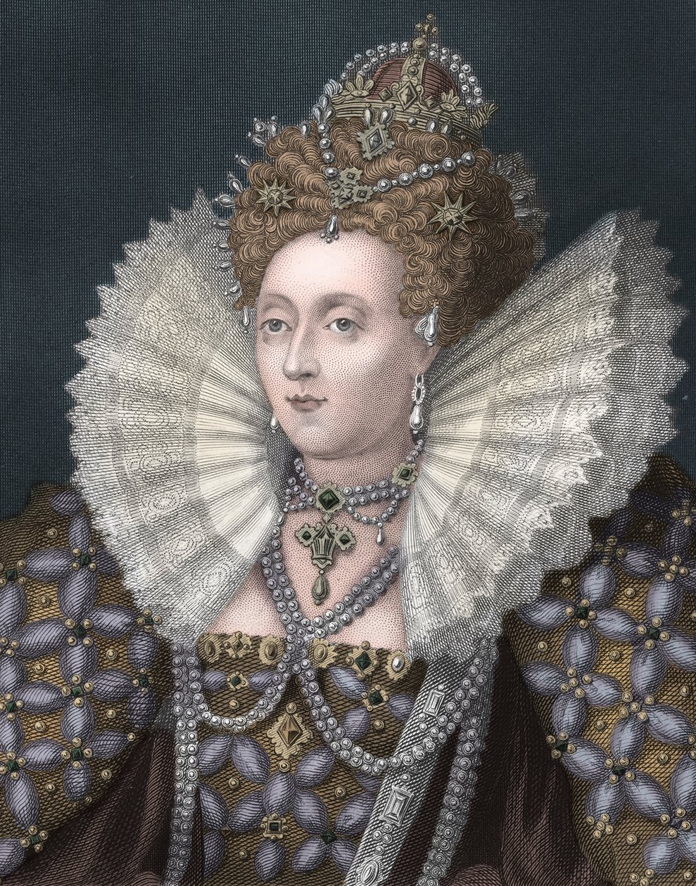 Elizabeth I av Unbekannter Künstler