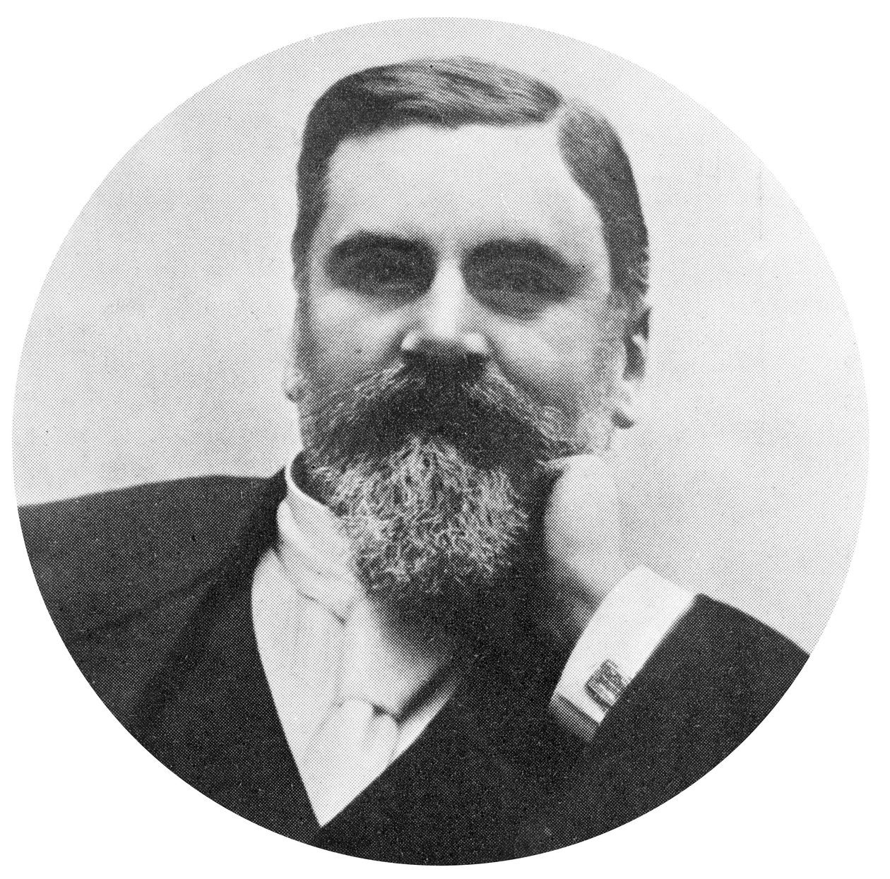 Emile Levassor, fransk biltillverkare, ca 1885 av Unbekannt