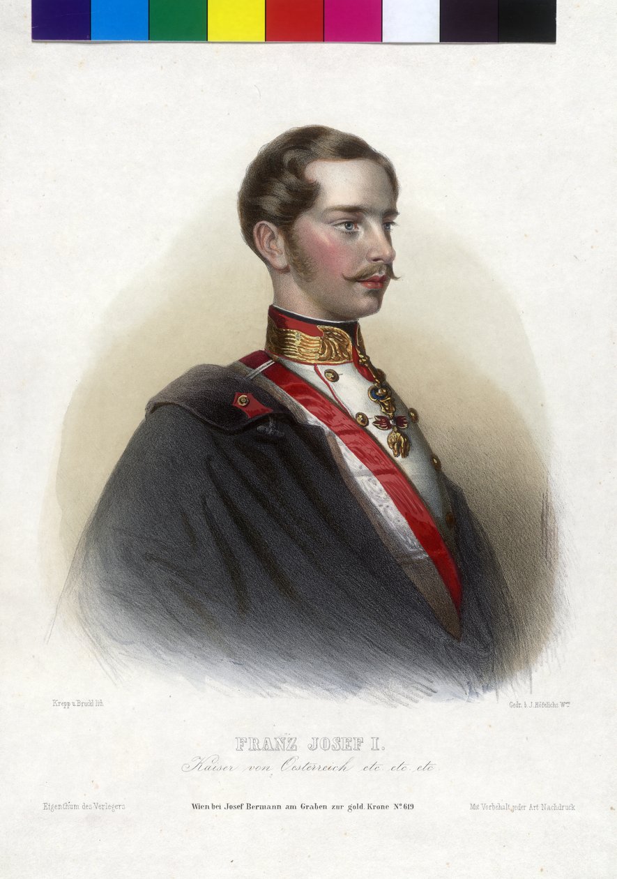 Kejsare av Österrike Franz Joseph I av Unbekannter Künstler