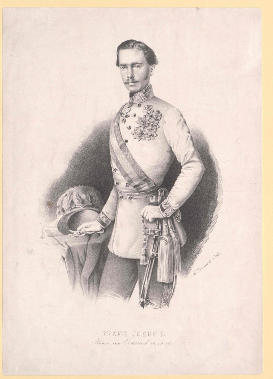 Kejsare av Österrike Franz Joseph I av Unbekannter Künstler