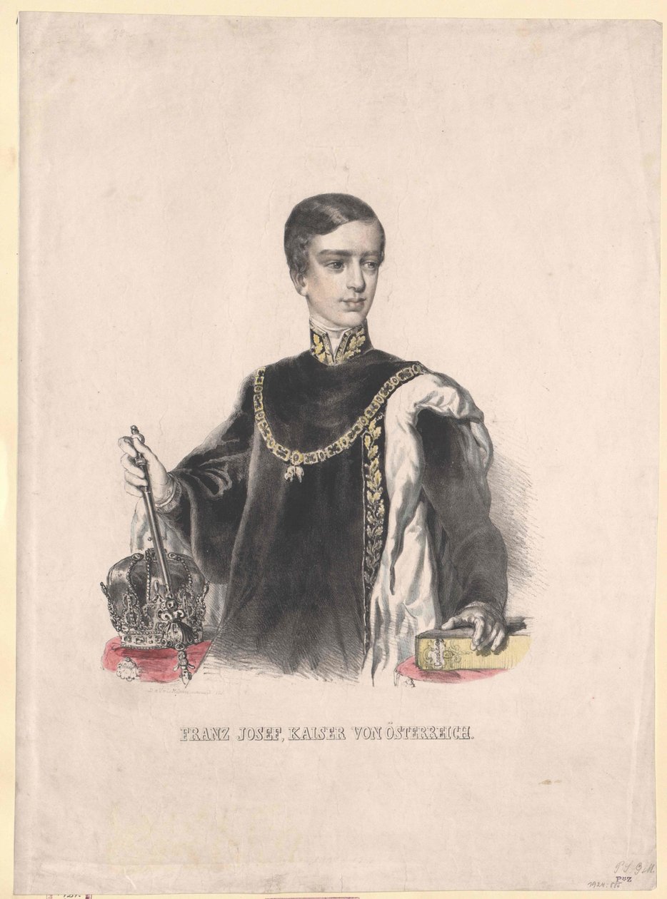 Kejsare av Österrike Franz Joseph I av Unbekannter Künstler
