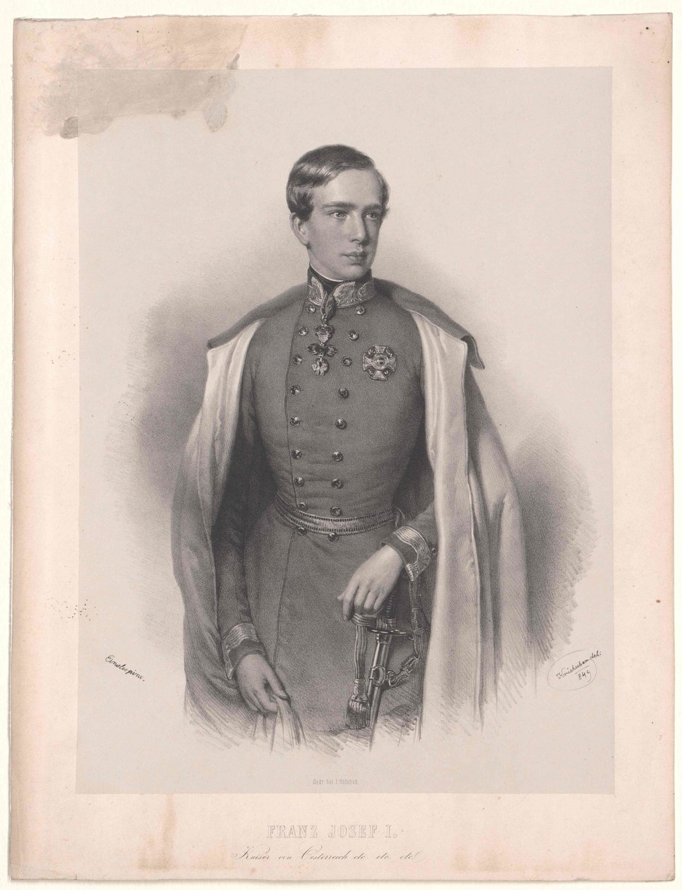 Kejsare av Österrike Franz Joseph I av Unbekannter Künstler