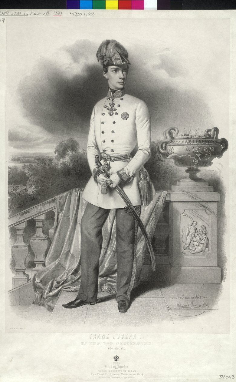 Kejsare av Österrike Franz Joseph I av Unbekannter Künstler