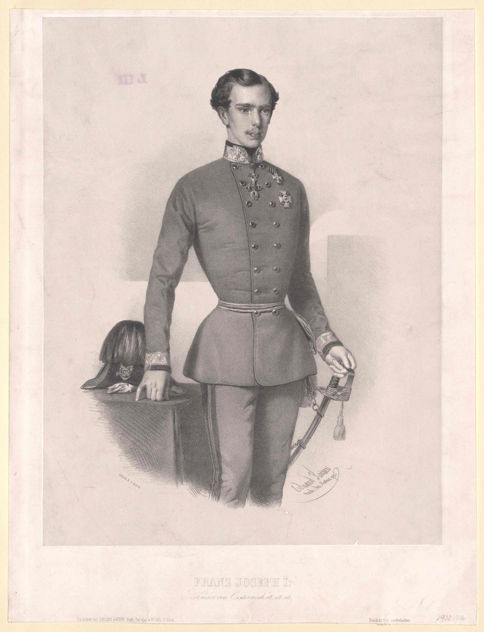 Kejsare av Österrike Franz Joseph I av Unbekannter Künstler