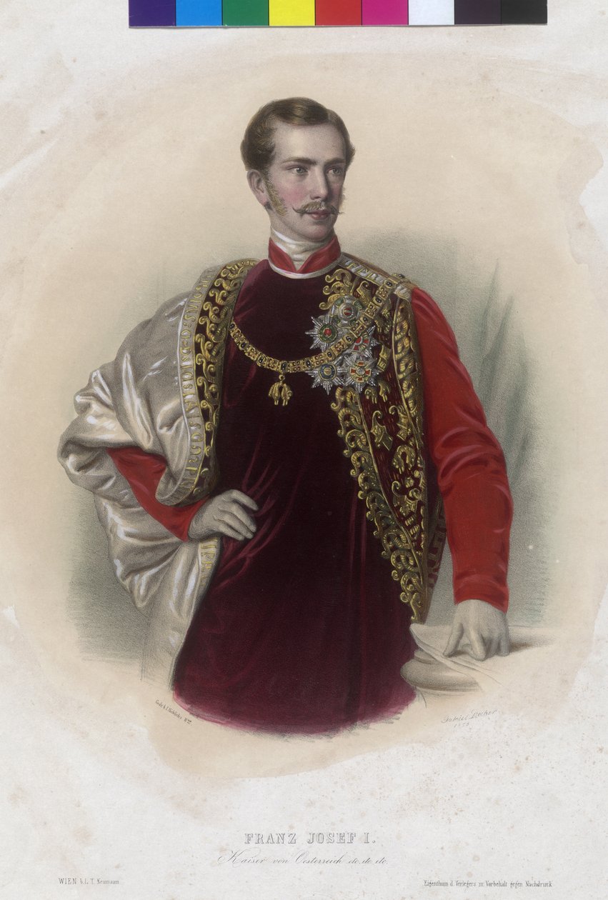 Kejsare av Österrike Franz Joseph I av Unbekannter Künstler