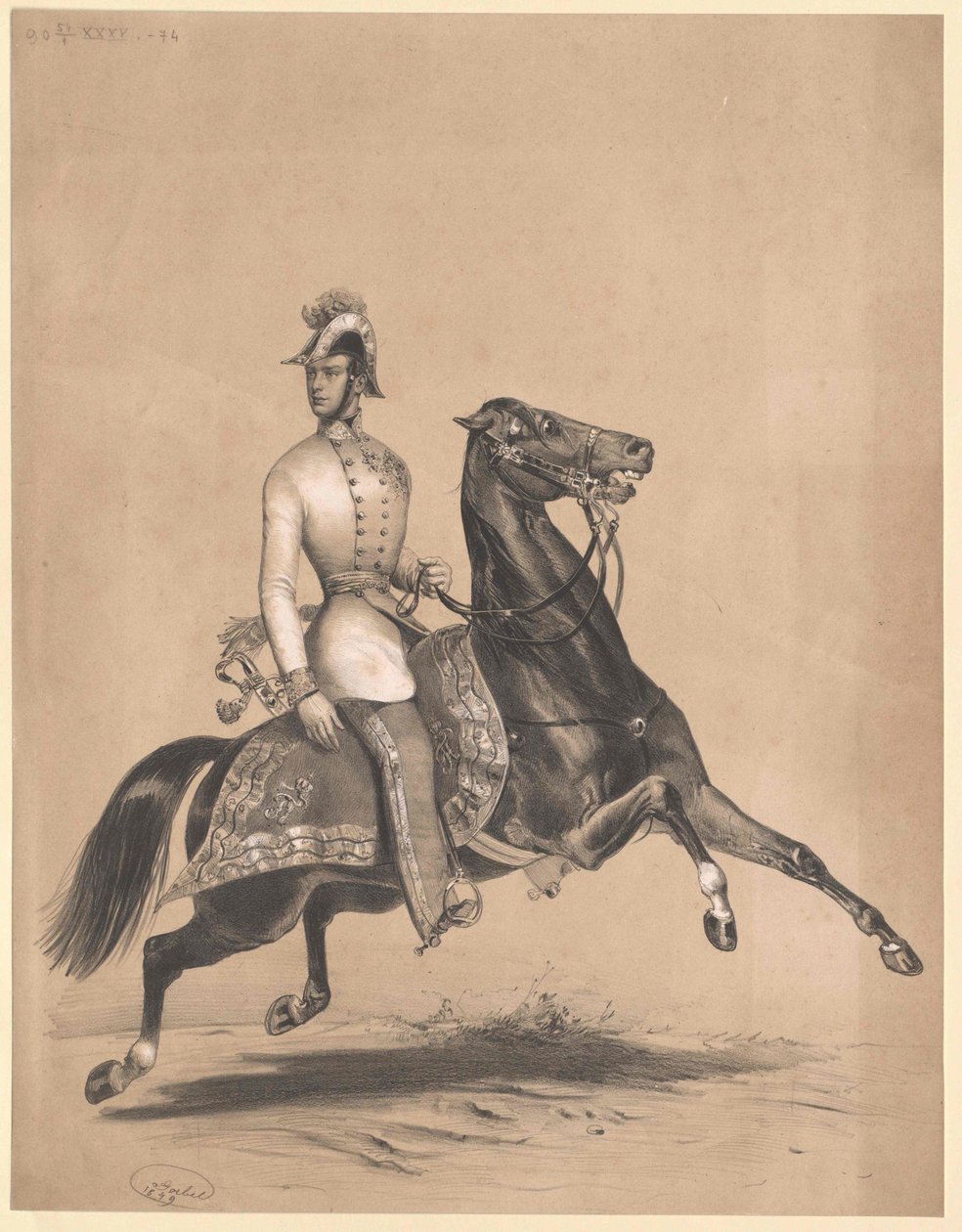 Kejsare av Österrike Franz Joseph I av Unbekannter Künstler