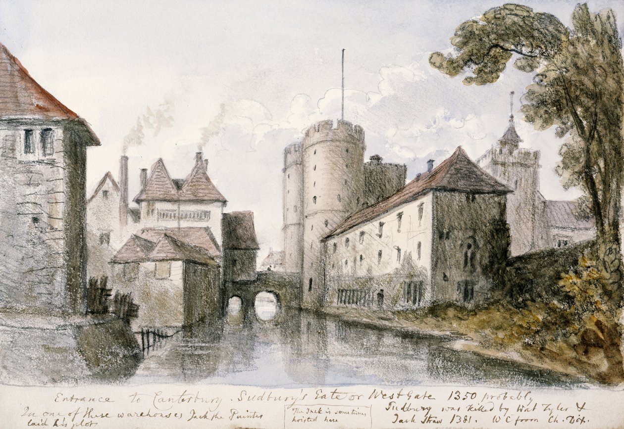 "Entrance to Canterbury" av William Crotch av Unbekannter Künstler