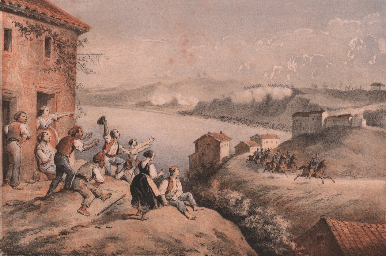 General Lamoricieres flykt, belägring av Ancona av William M. Timlin