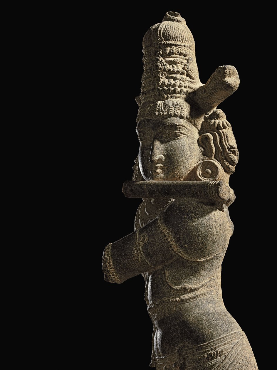 Figur av Venugopala, södra Indien, sen Chola/tidig Vijayanagar-period, sent 1200-/tidigt 1300-tal av Unbekannt