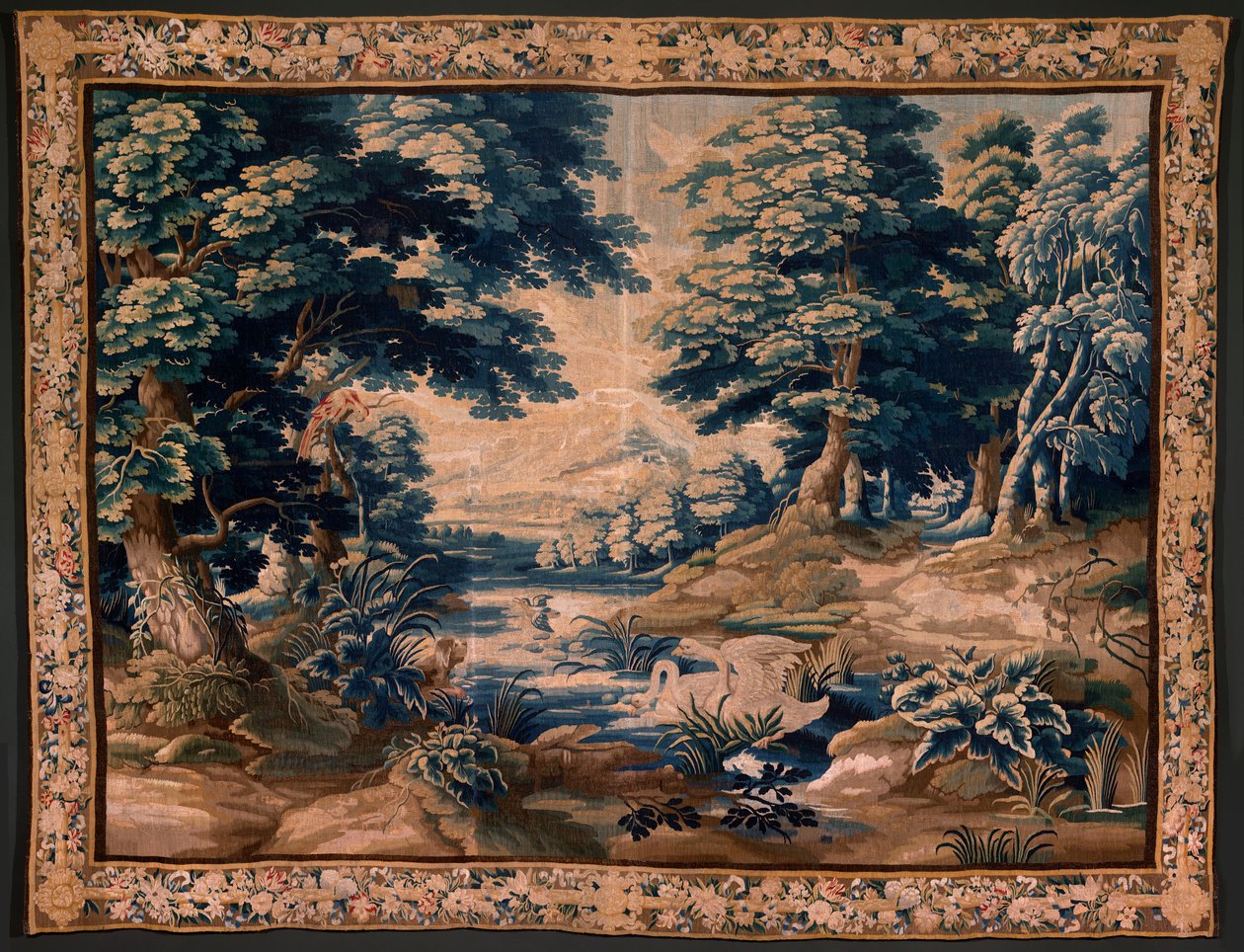 flamländsk gobeläng. Så kallad Verdure. Atelier i Oudenaarde. 340x451 cm. Inv 00020. av Alec Hunter