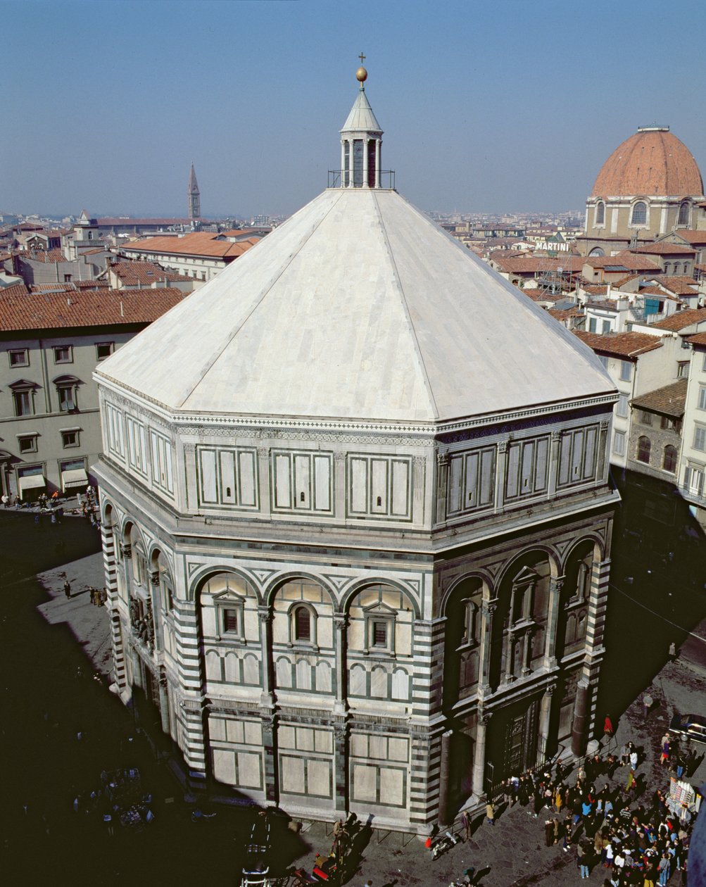 Florence Baptistery exteriörvy (foto) av Unbekannt