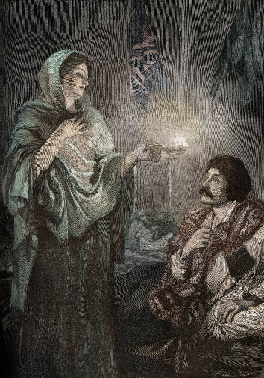 Florence Nightingale av Unbekannter Künstler