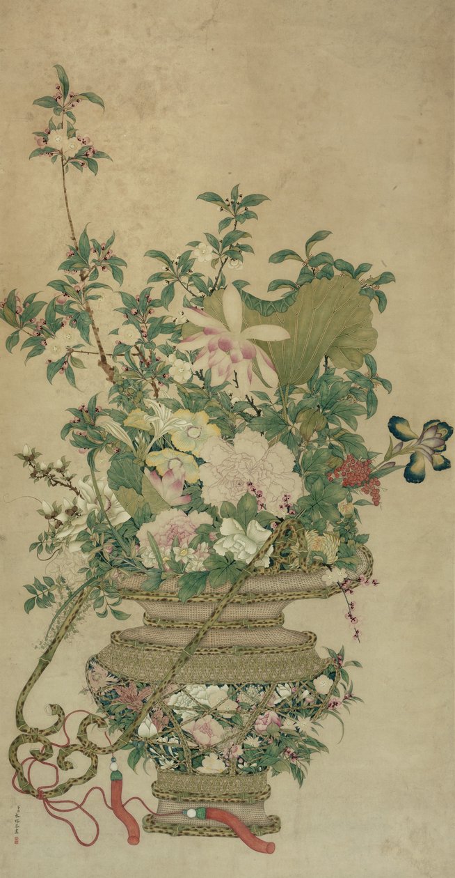 Flowers of the Four Seasons, Qing-dynastin, 1700-1800-talet av Unbekannt