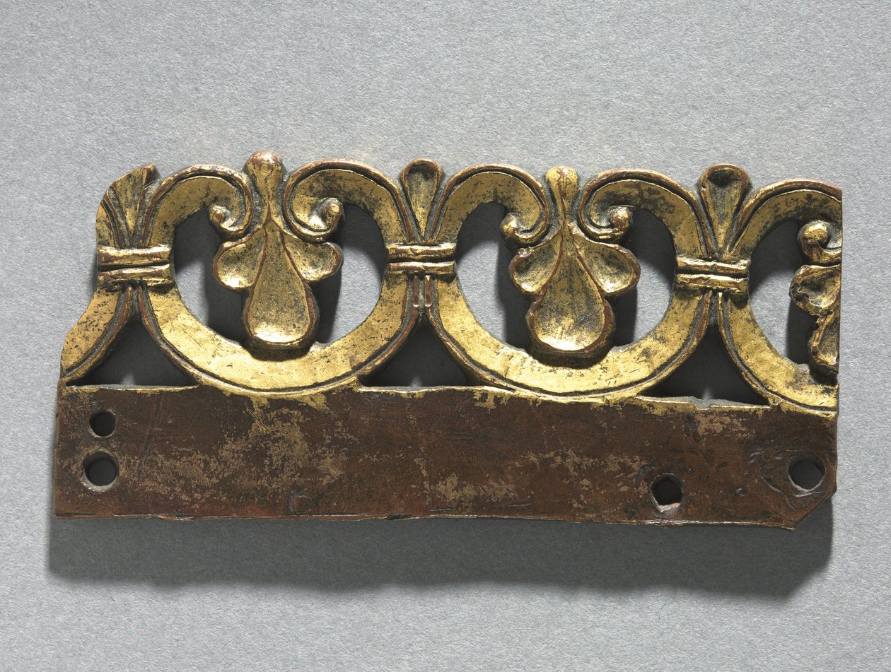 Fragment av ett prydnadsvapen från en relikvieskrin, ca 1165-1180 av Unbekannt