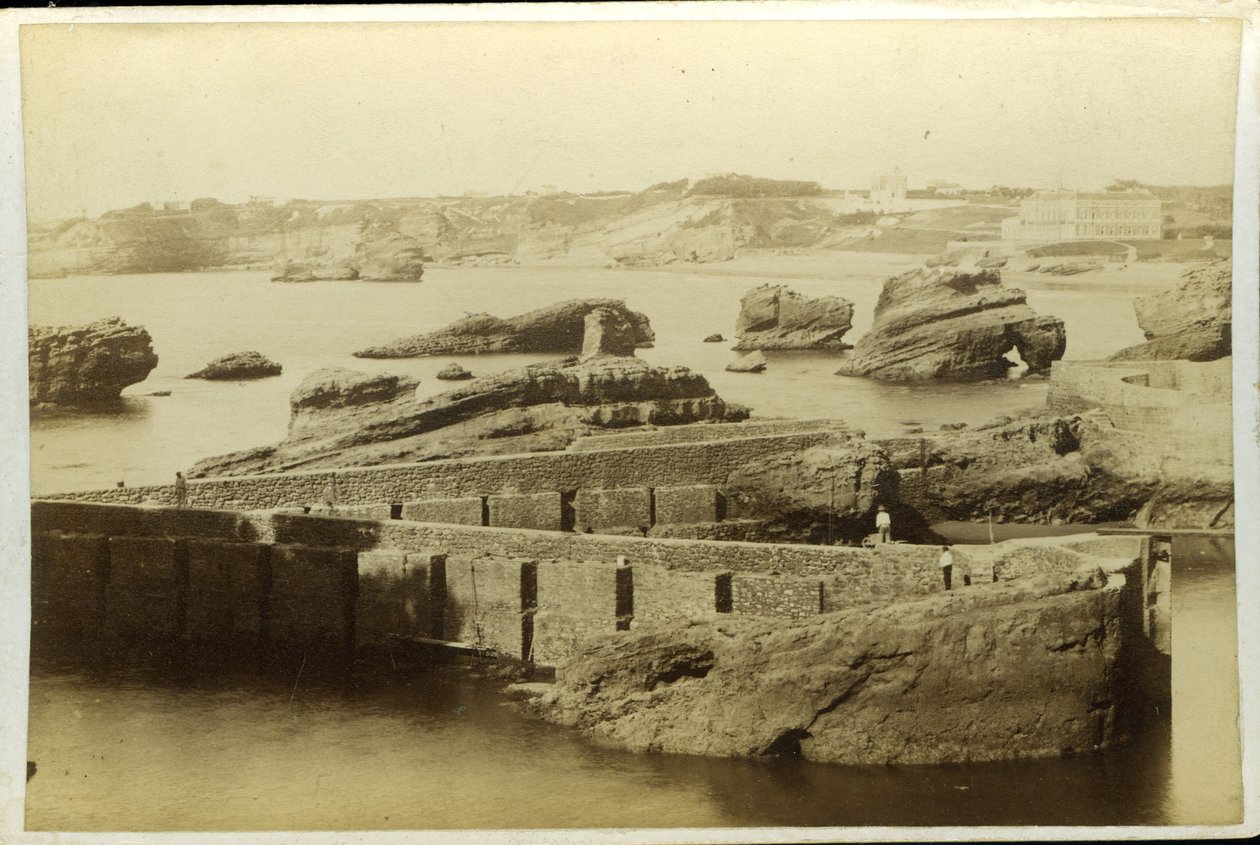 Frankrike, Aquitaine, Pyrénées-Atlantiques (64), Biarritz: Utveckling av fiskehamnen av Unbekannter Künstler