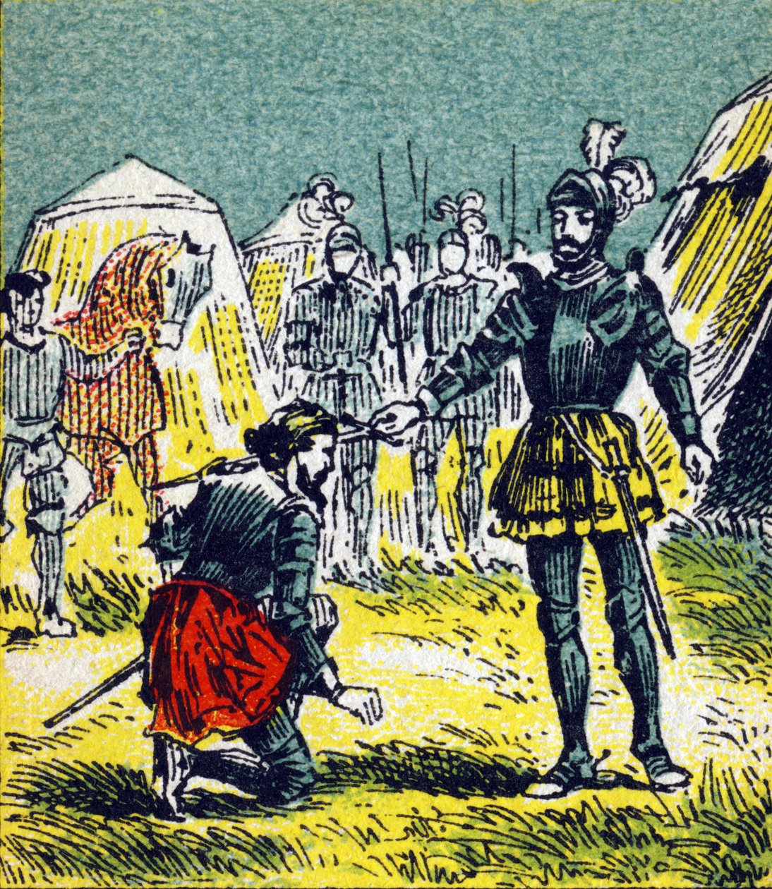 Francois I riddarvapen av Bayard den 15 september av Unbekannt