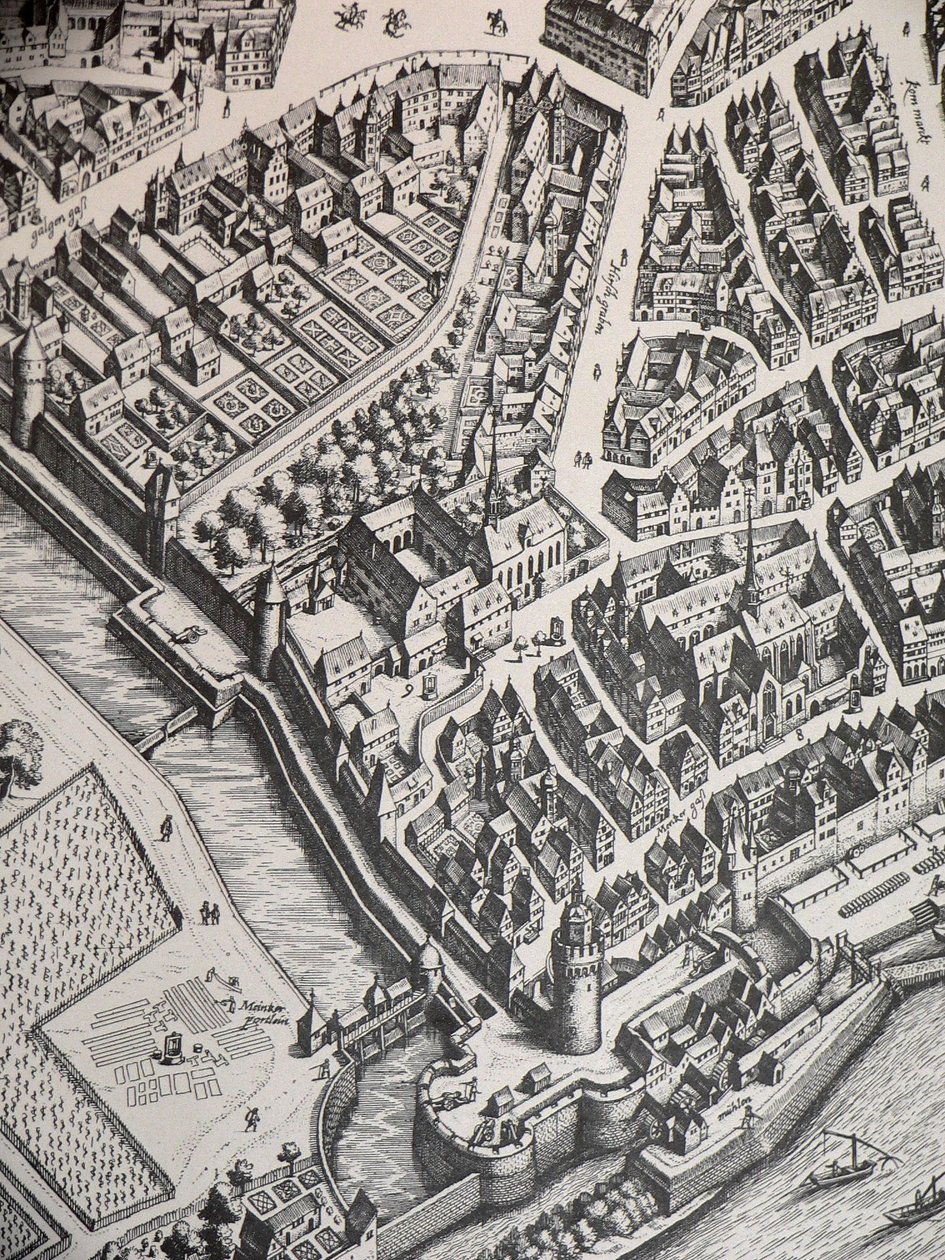 Frankfurt Karmelitkloster 1628 av Unbekannter Künstler