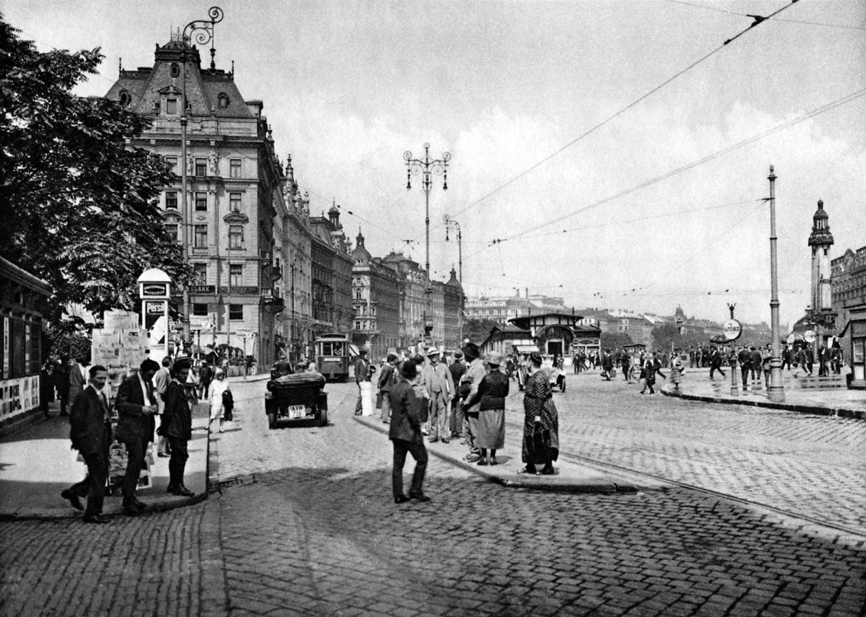 Franz Josef- Kai , Wien, Österrike av Unbekannter Künstler