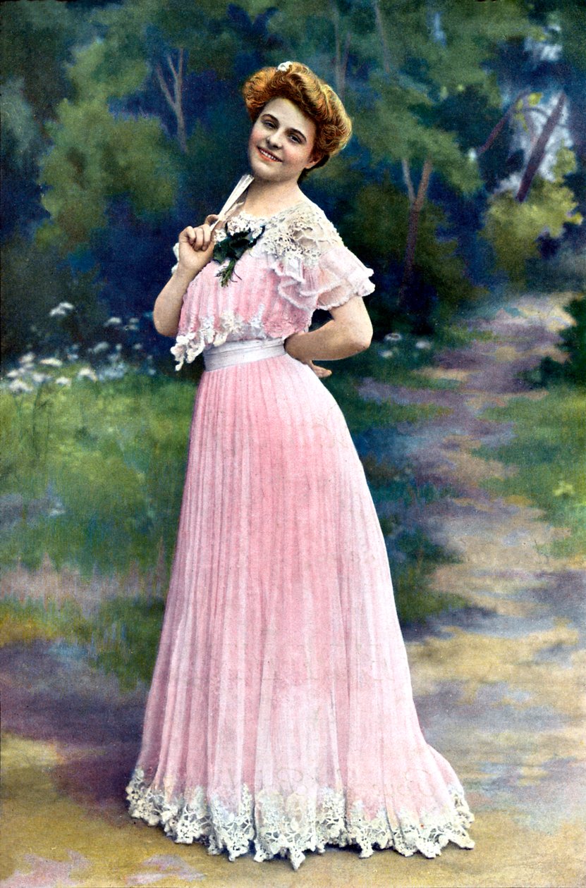 Franskt mode 1902 (tryck) av Unbekannter Künstler