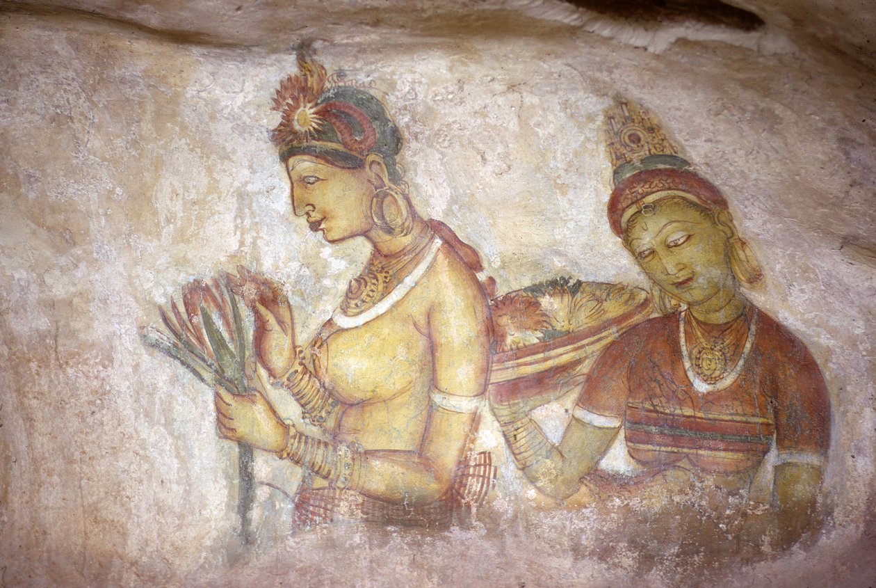Fresco/Ladies of Sigiriya/Sri Lanka av Unbekannt