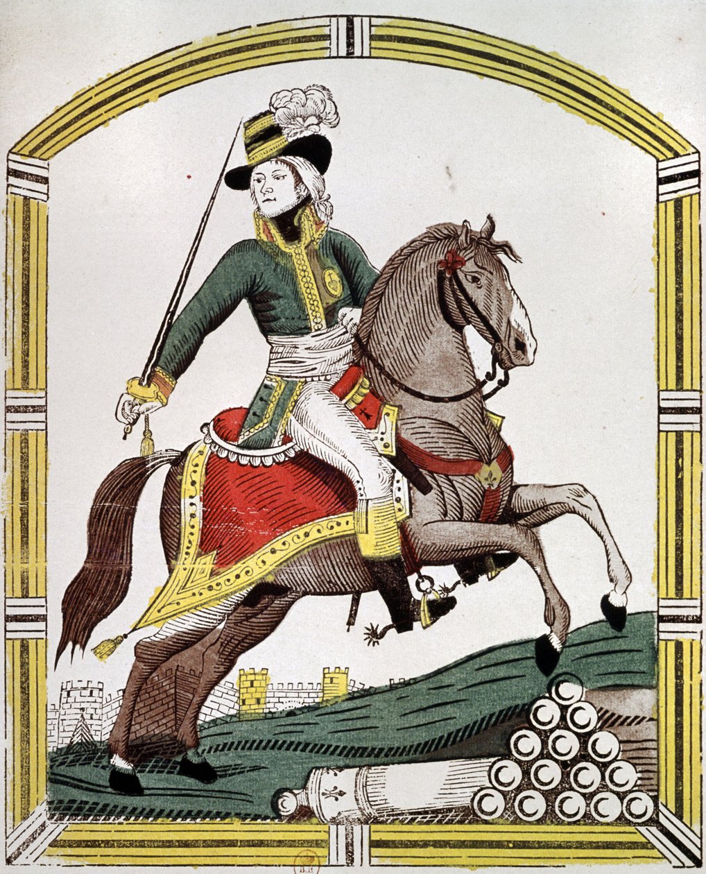 General Francois Athanase de Charette de la Contrie av Unbekannter Künstler