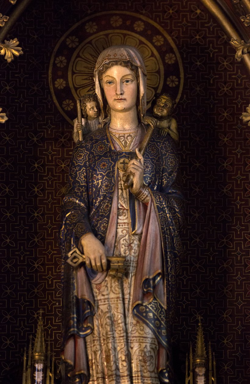 Genevieve, beskyddarinnan av Paris. Eglise Saint Etienne du Mont, Paris 2020 av Unbekannter Künstler