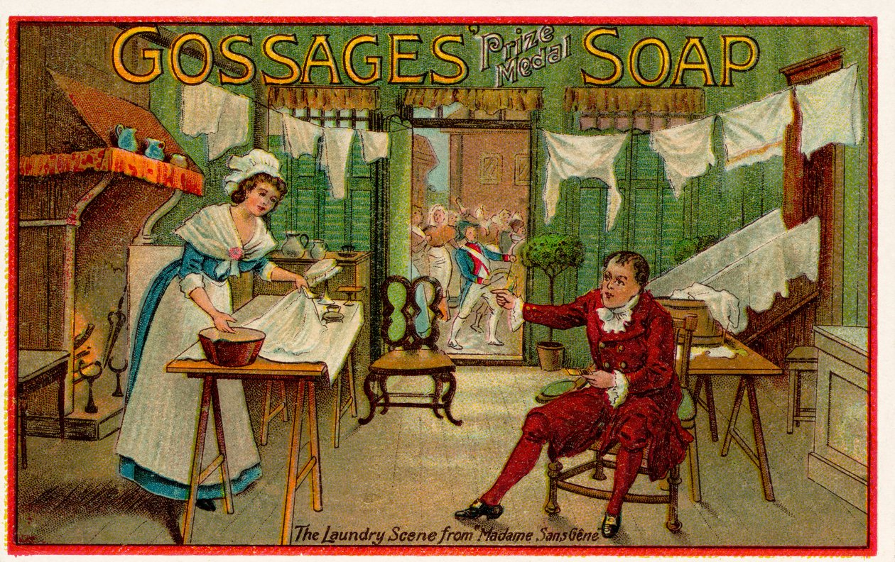 Gossages tvål - reklam från tidigt 1900-tal av Unbekannter Künstler