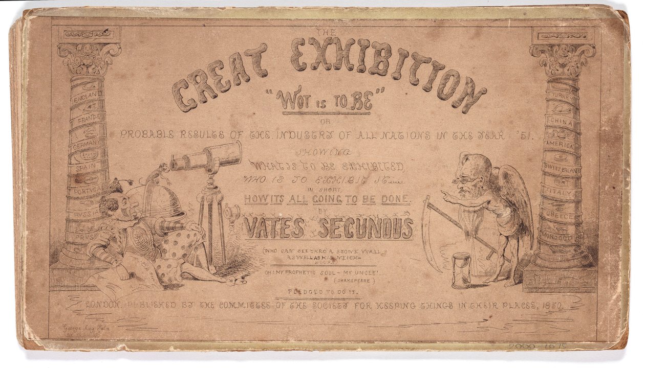 Great Exhibition 1851 "Great Exhibition "Wot is to Be" av Unbekannt