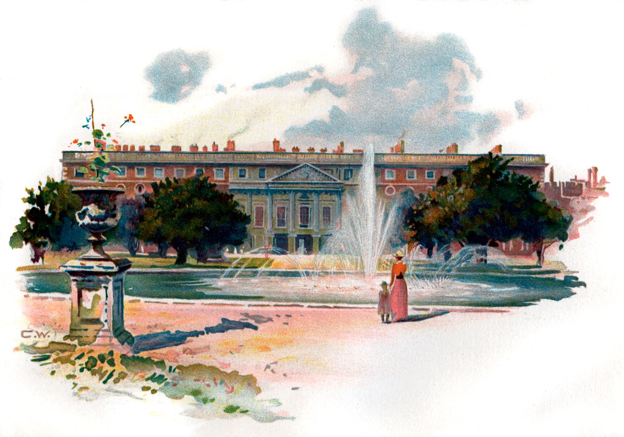 Hampton Court, East Front av Unbekannter Künstler